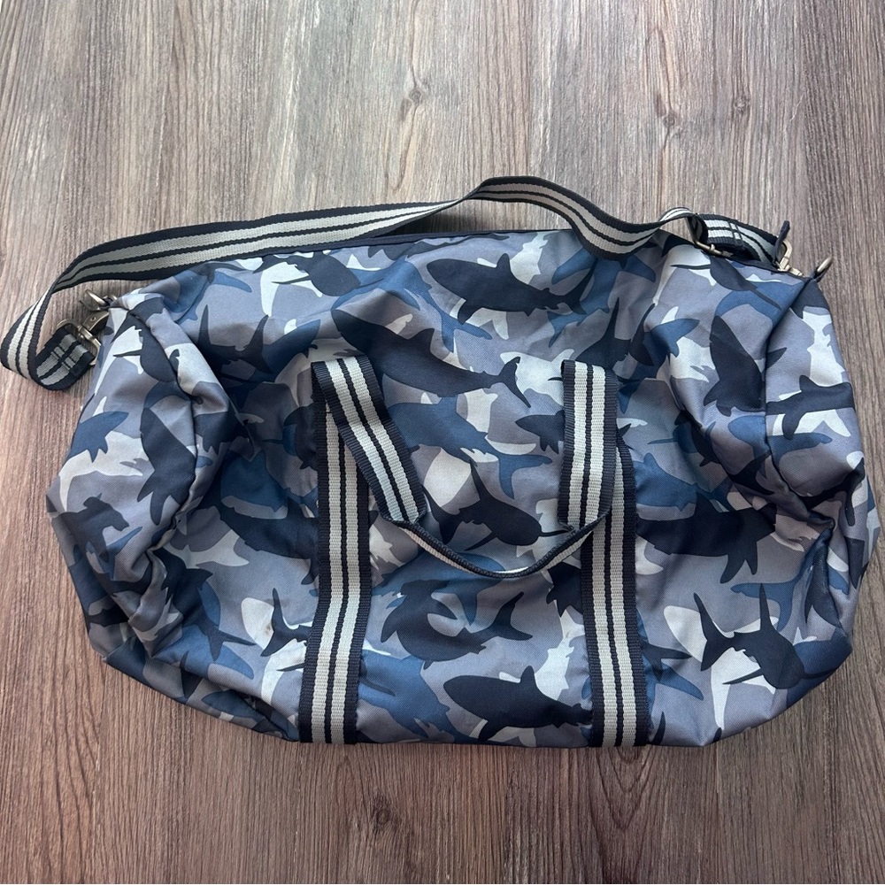 Pottery Barn Kids Sharks Duffle Bag